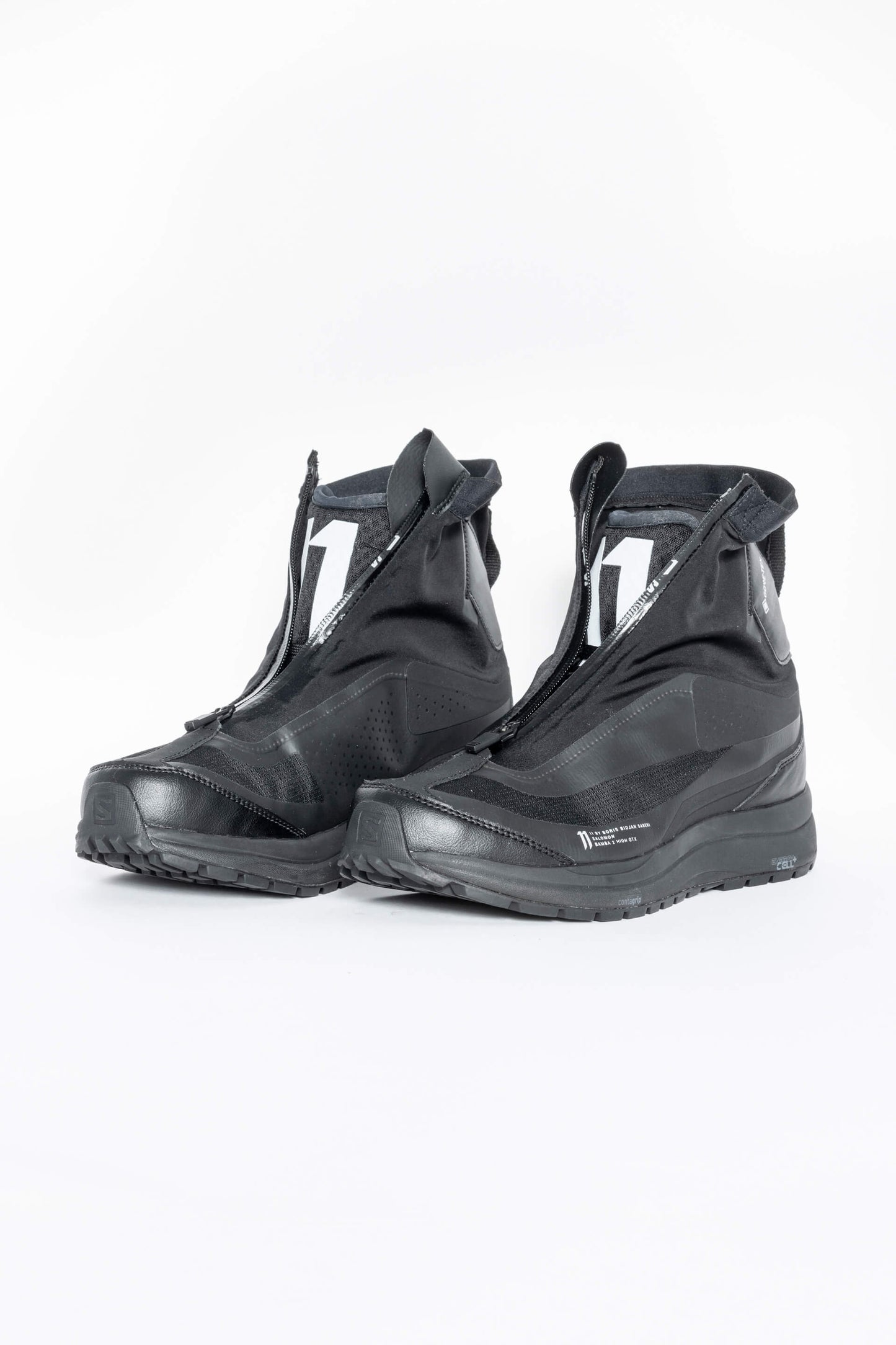 11 BY BORIS BIDJAN SABERI x SALOMON Black Bamba2 GTX High Sneakers