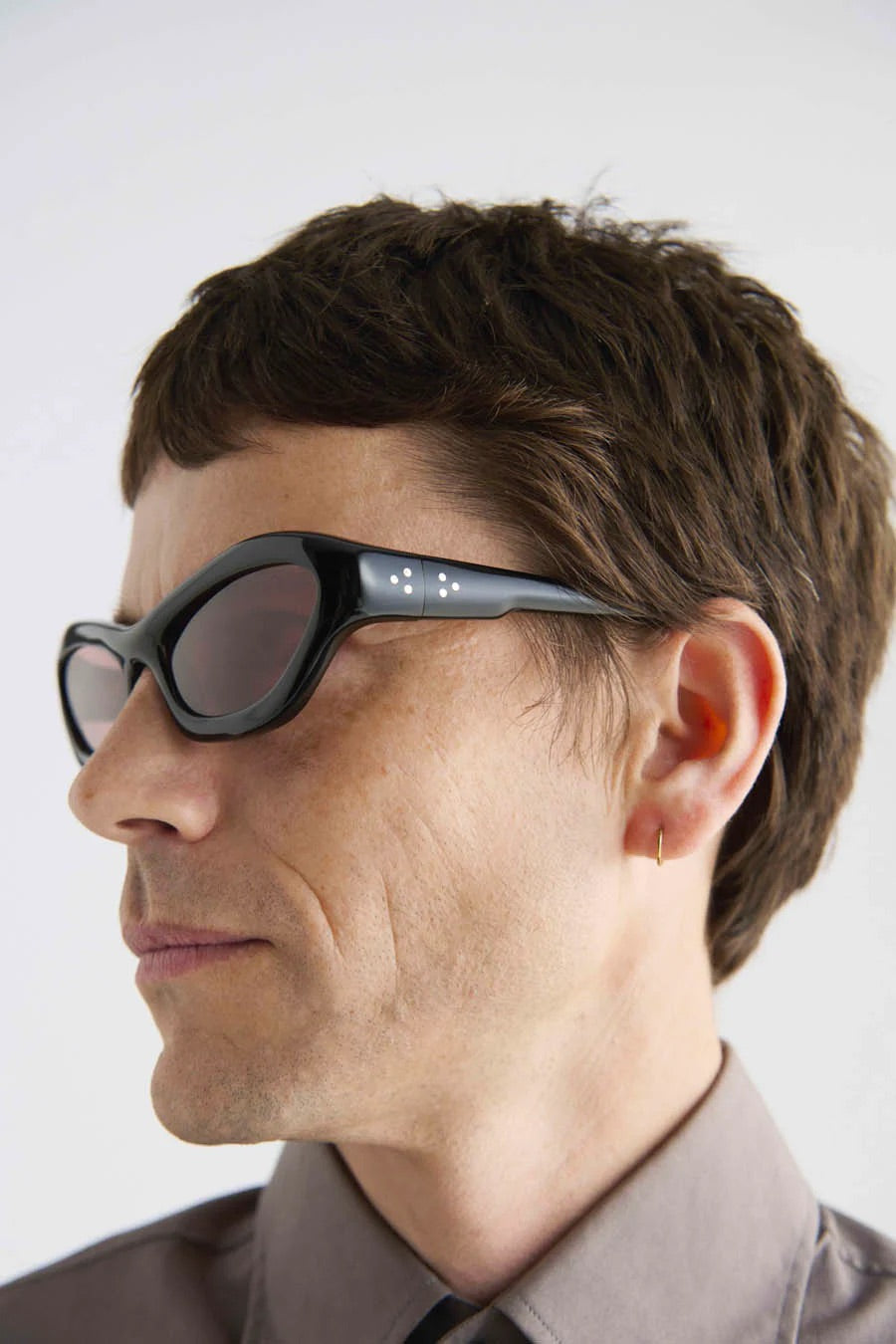 HAYYA Black Acetate with Tobacco Lens