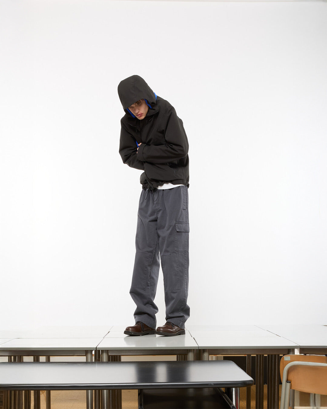 Convoy Grey Fr Lever Washed Pants