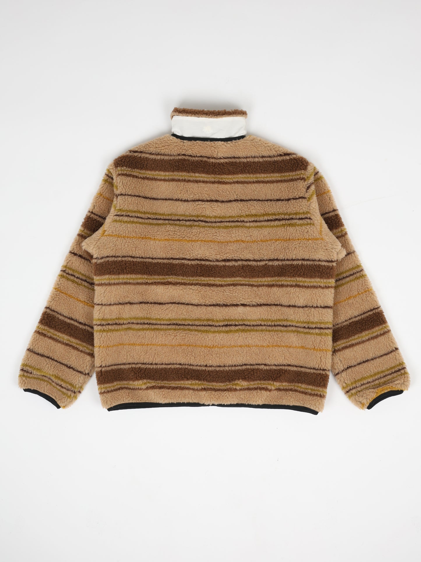 Rigati Base Beige River Teddy Stripy Jacket