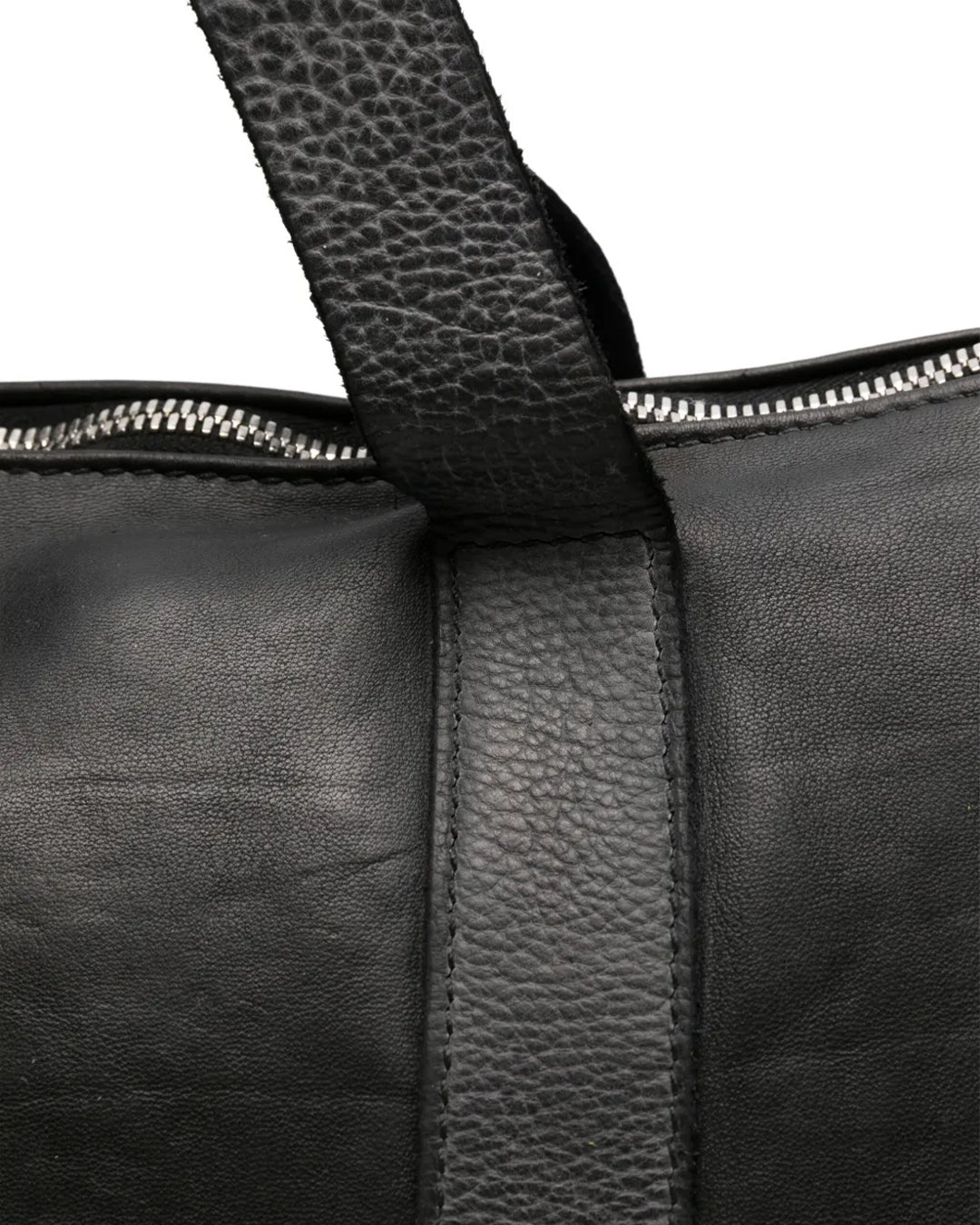 Black Horse Leather T15M Small Duffle Bag