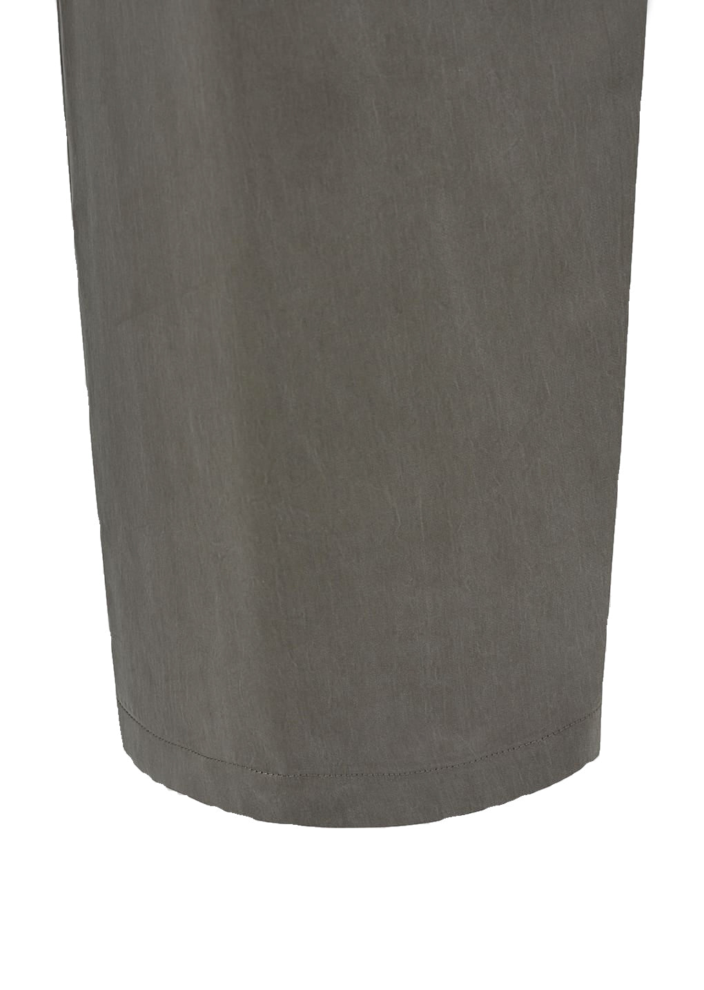 AMOMENTO Brown Cupro Two Tuck Pants