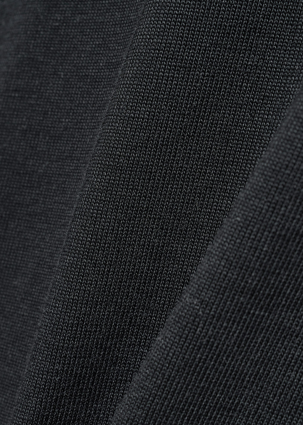 AMOMENTO Black Slim Fit Pocket Jumper
