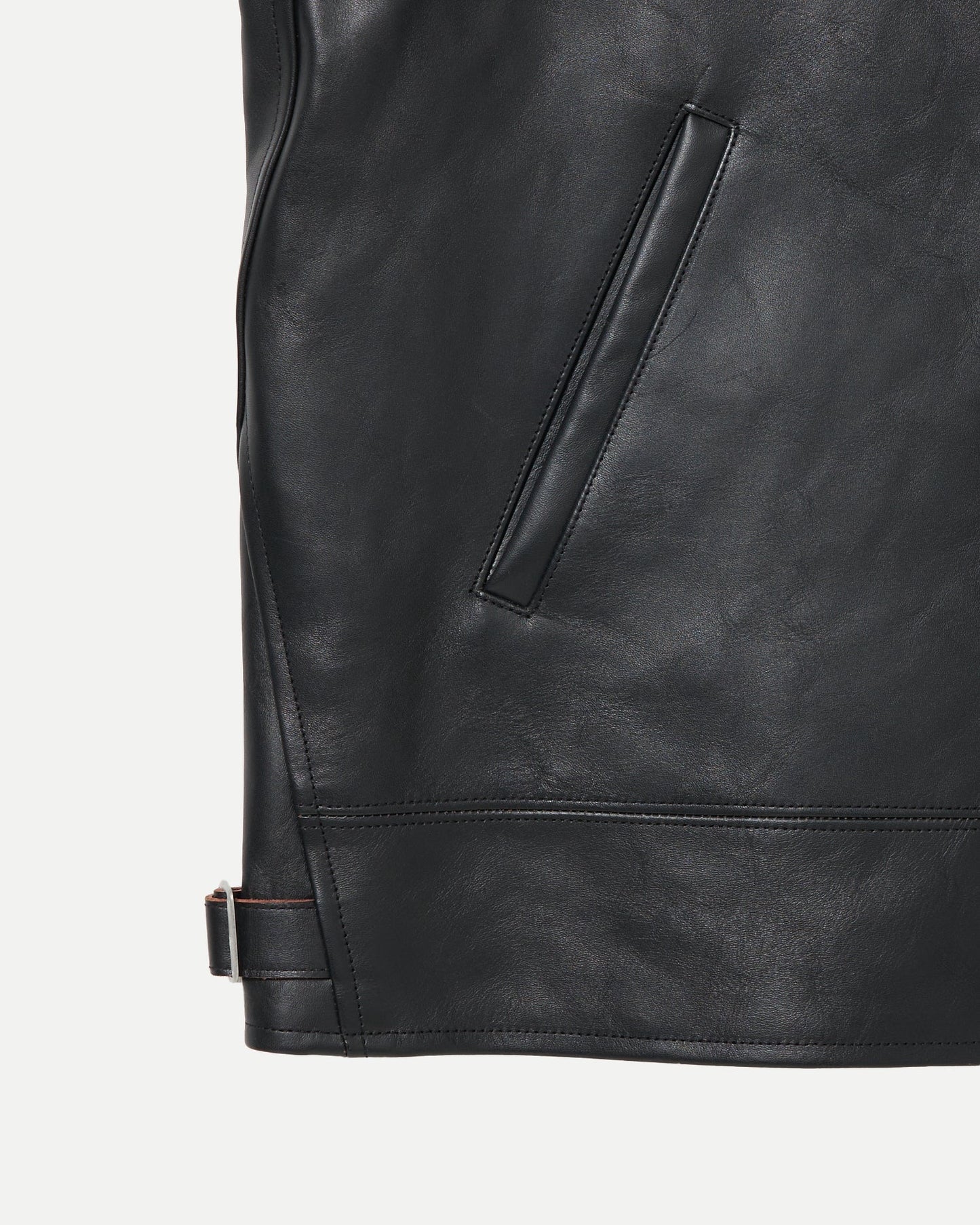 Black Lot.802 Cossack Leather Jacket