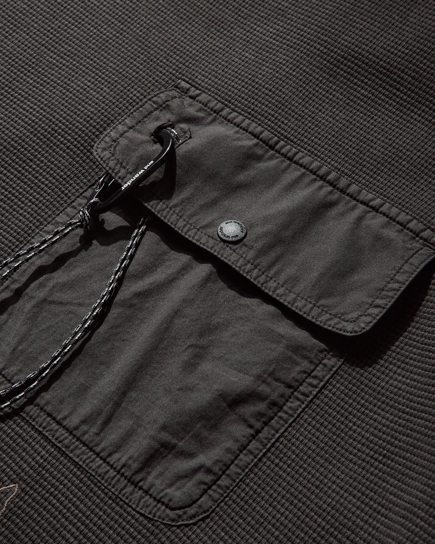 Black Garment Dyed Long Sleeve