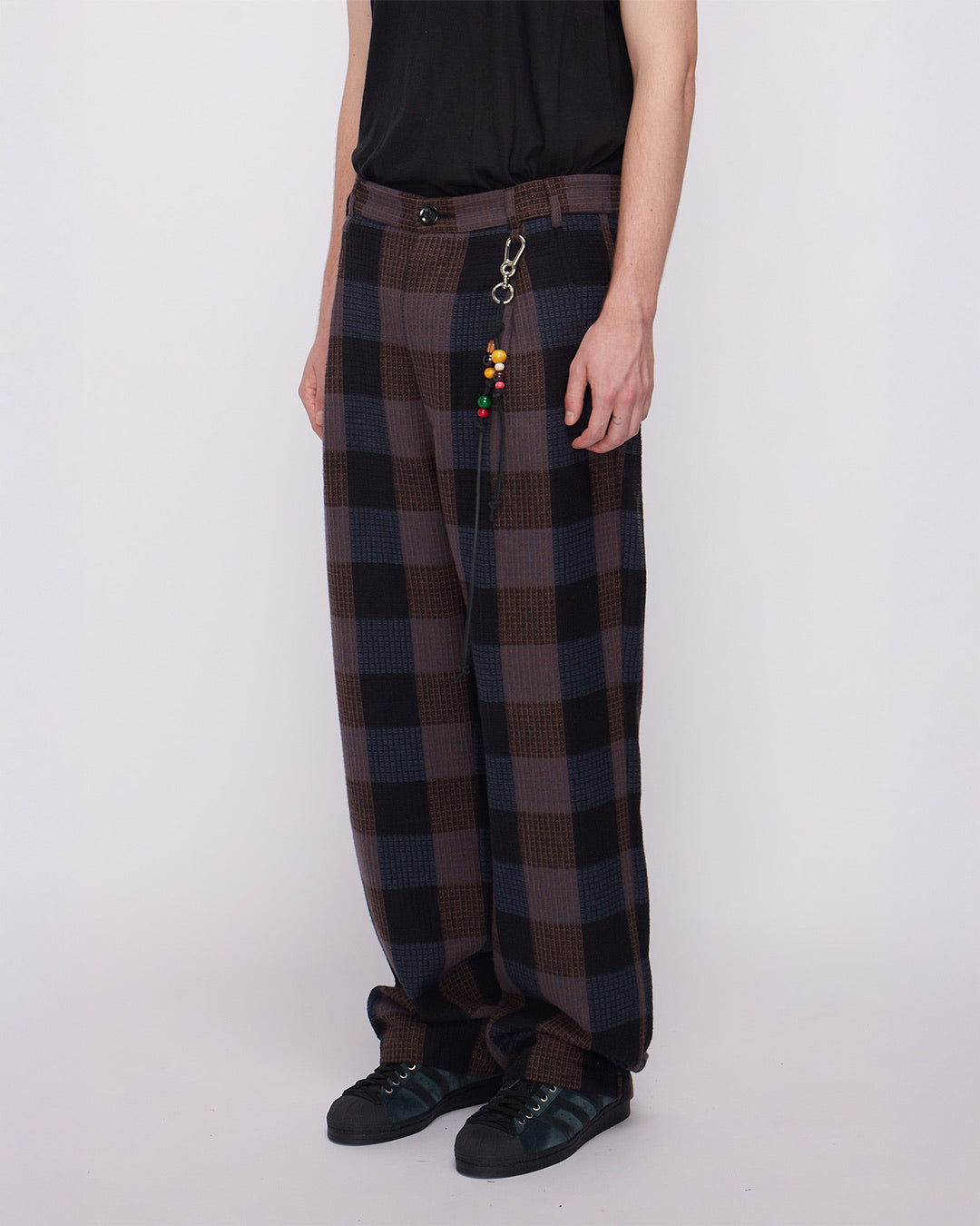Black Loose Pleated Pant