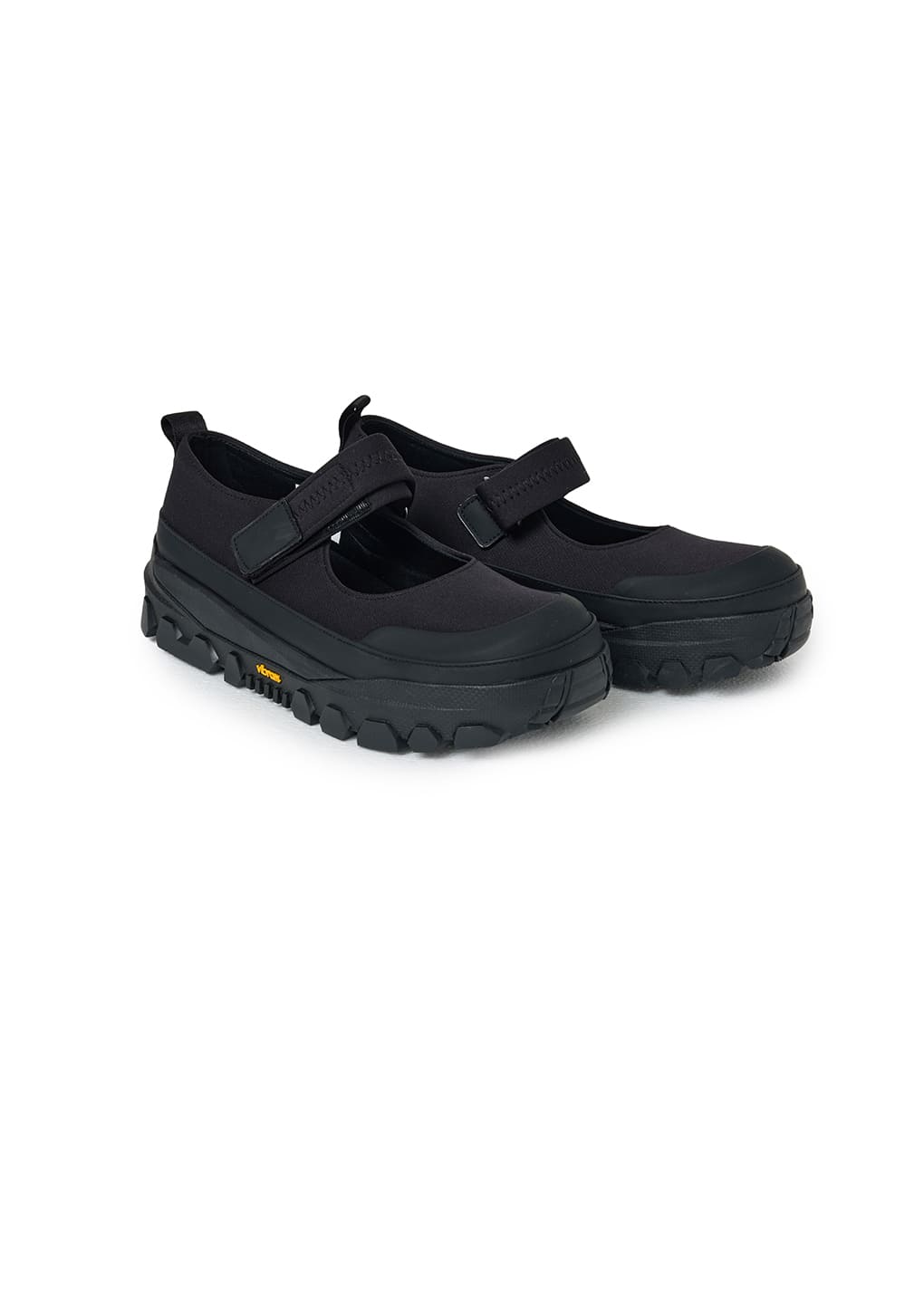 AMOMENTO Black Vibram Mary Jane