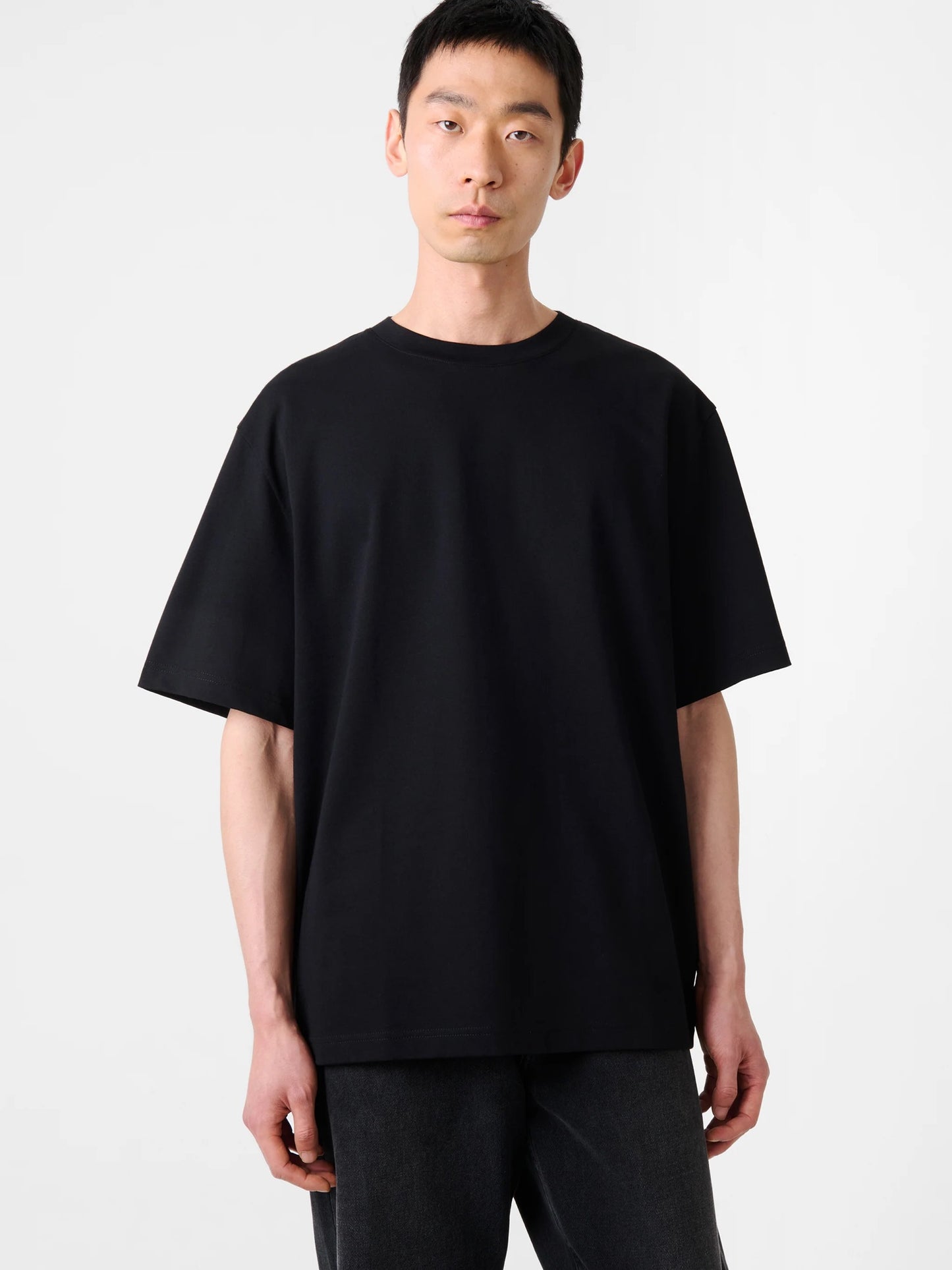 Black Lay Boxy Fit T-Shirt