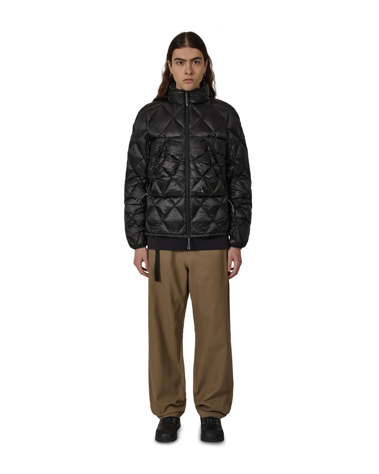 Black Nuna 800 Fill Power Hooded Down Jacket