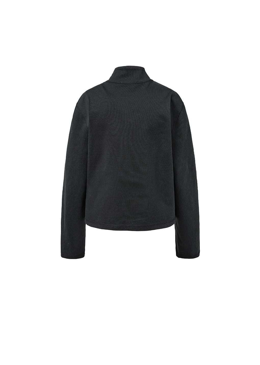 AMOMENTO Black Slim Fit Pocket Jumper
