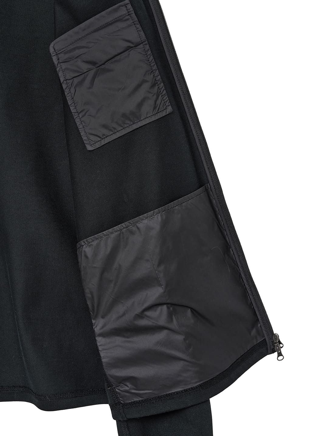 AMOMENTO Black Slim Fit Pocket Jumper