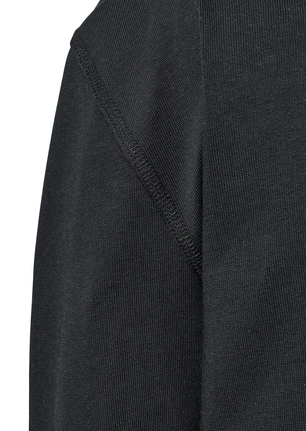 AMOMENTO Black Slim Fit Pocket Jumper