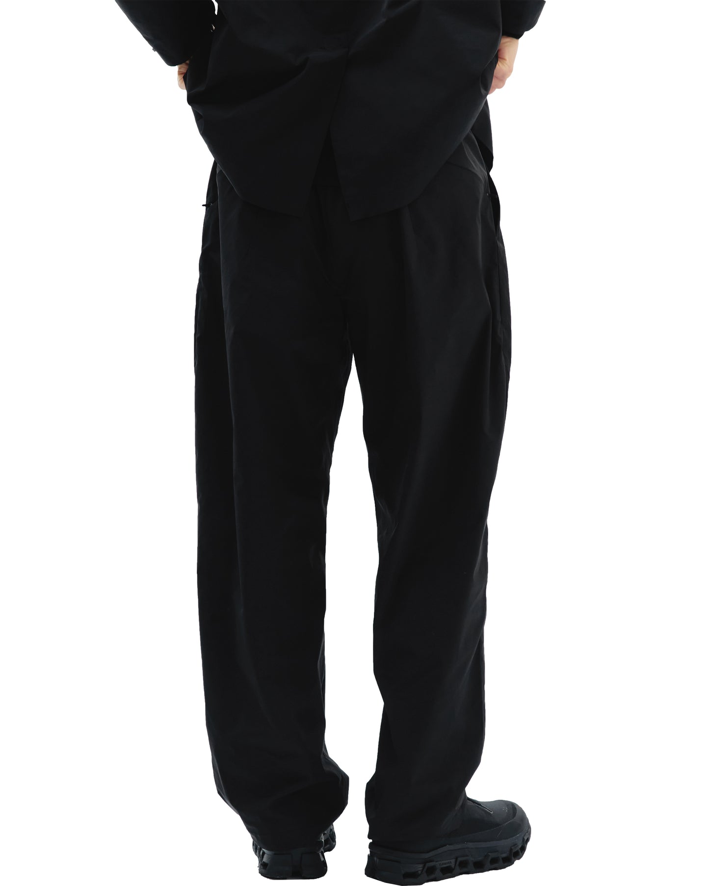 MKRS Type005 Black Double Pleat Wide Pant