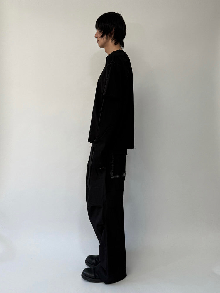 SAN263-1 Black Dyed Long Sleeve