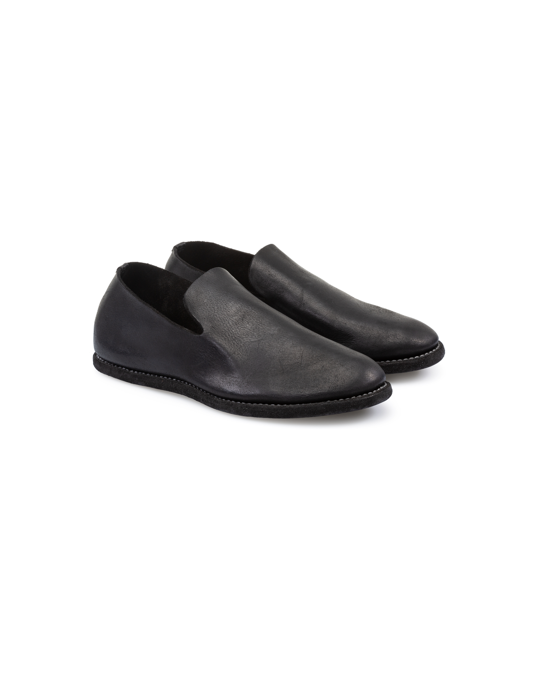 Black Calf Leather E28 Slip On