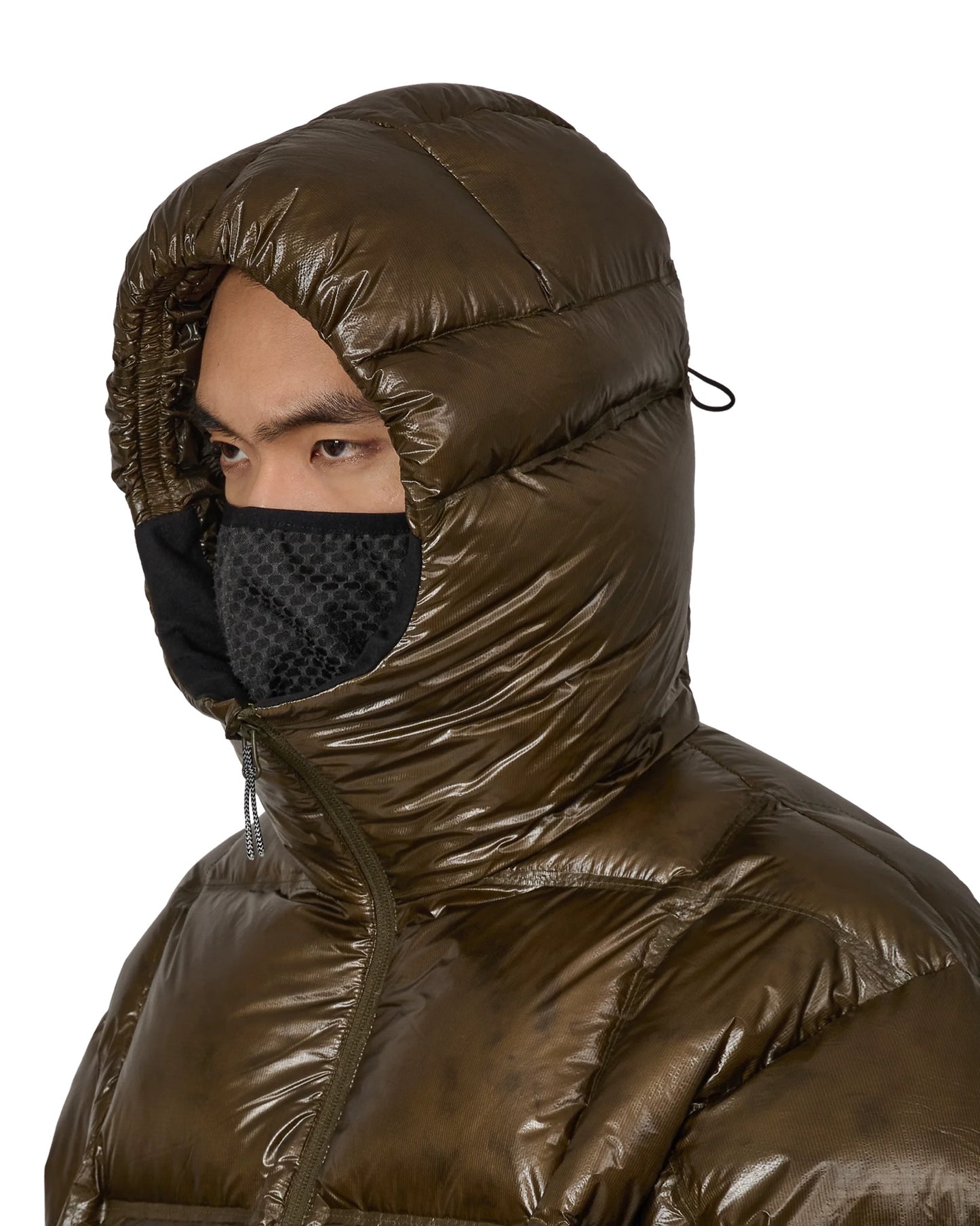 Dark Green Cube 650 Fill Power Down Jacket