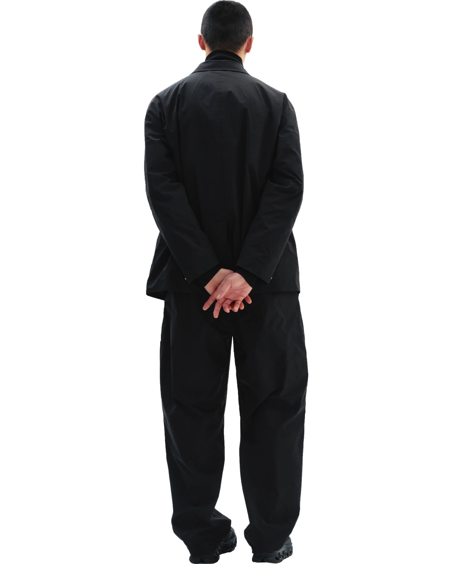 MKRS Type005 Black Double Pleat Wide Pant