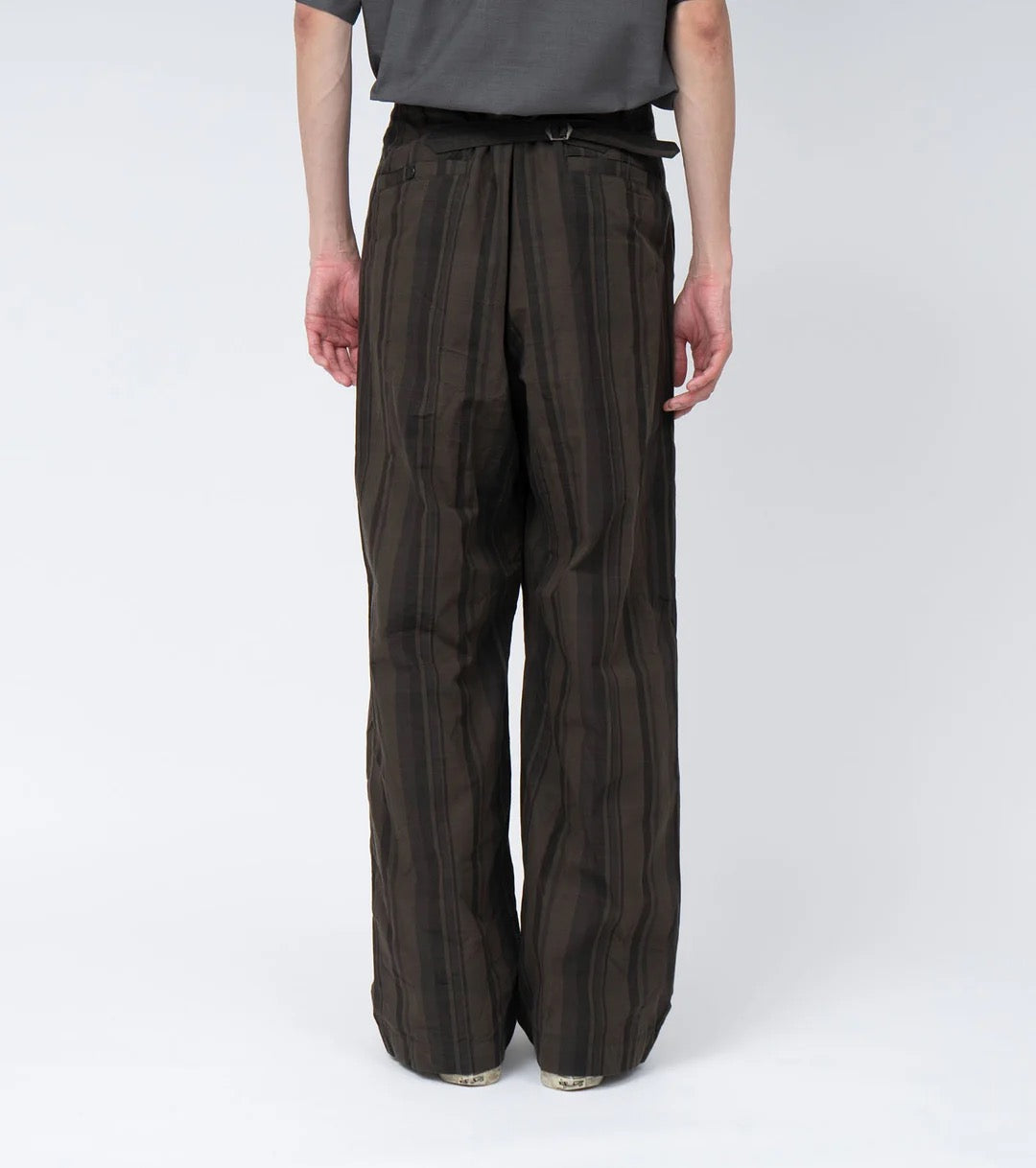 NANAMICA Brown Plaid Dock Pants