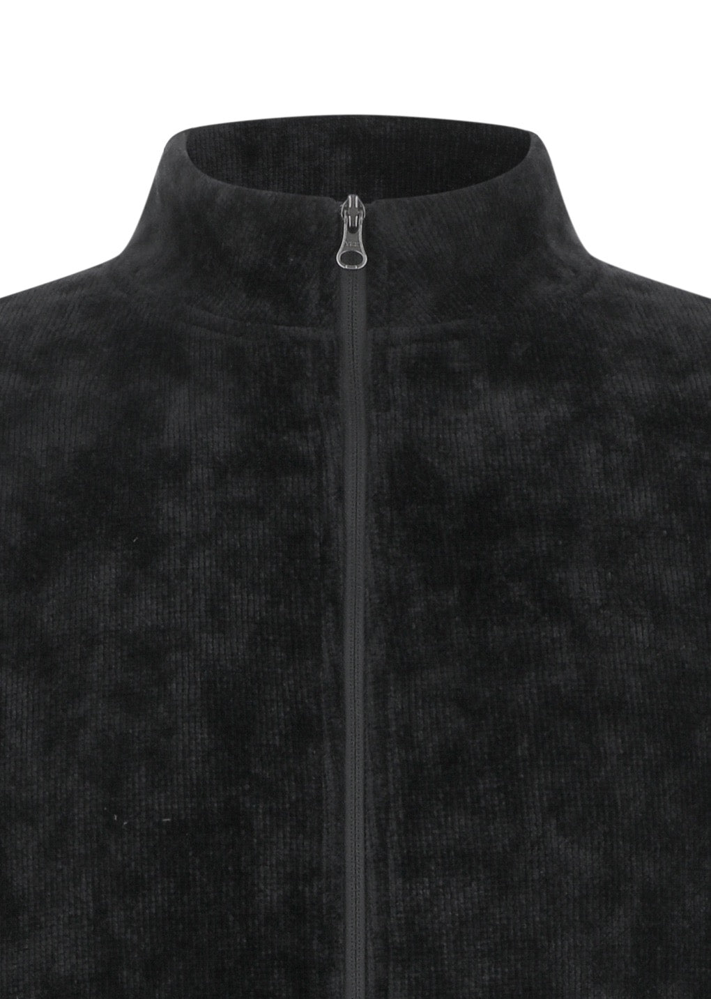 Black Velvet Zip Up Jumper