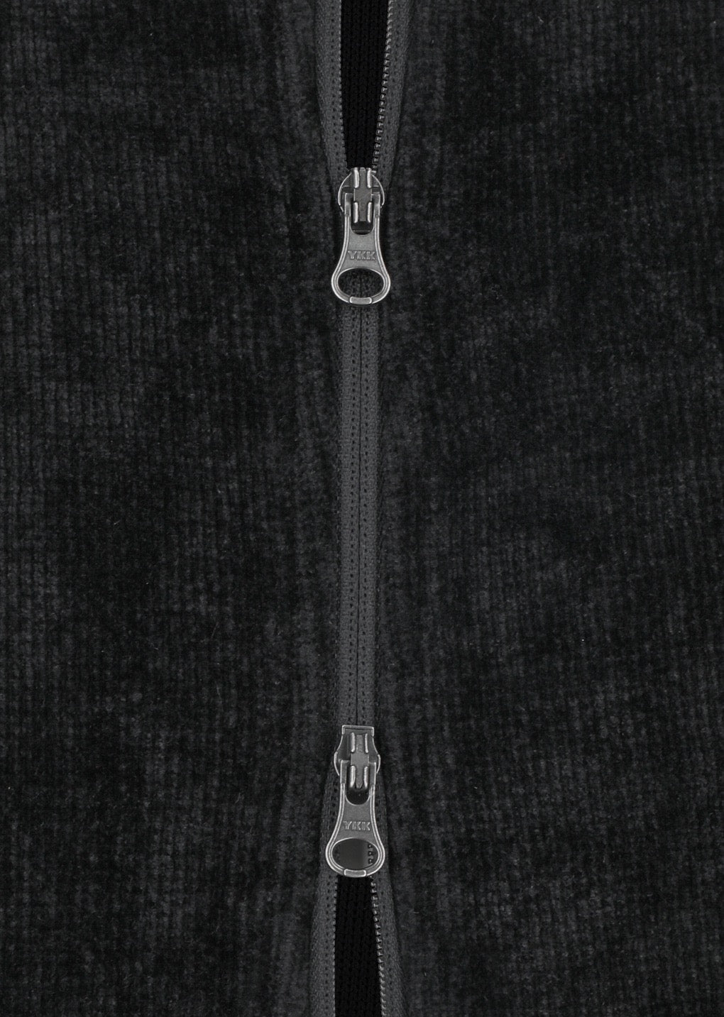 Black Velvet Zip Up Jumper