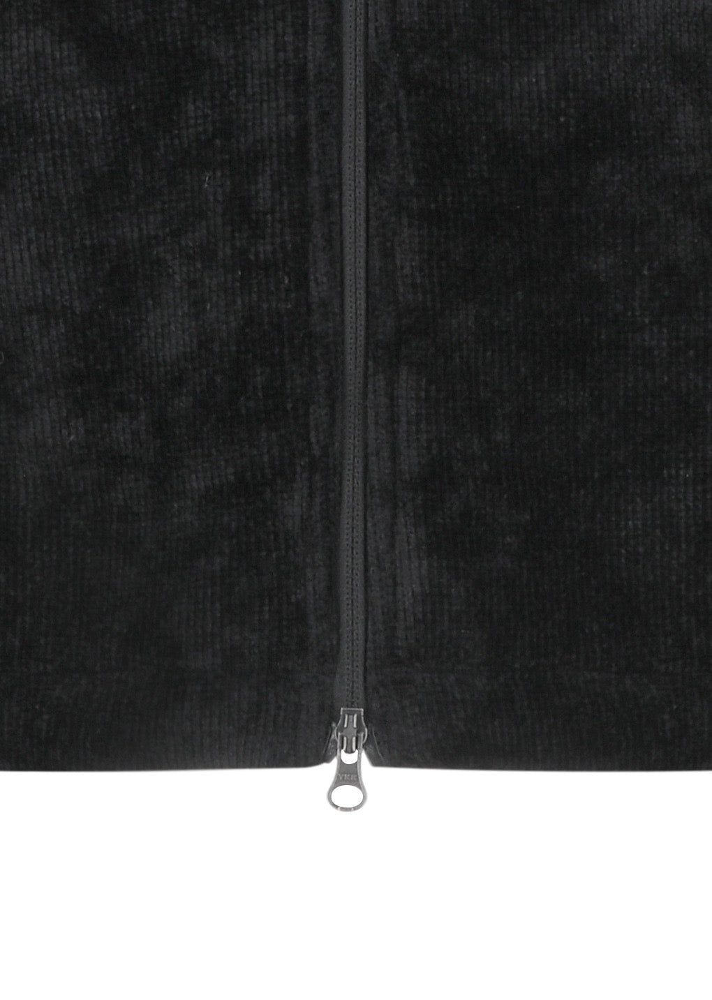 Black Velvet Zip Up Jumper