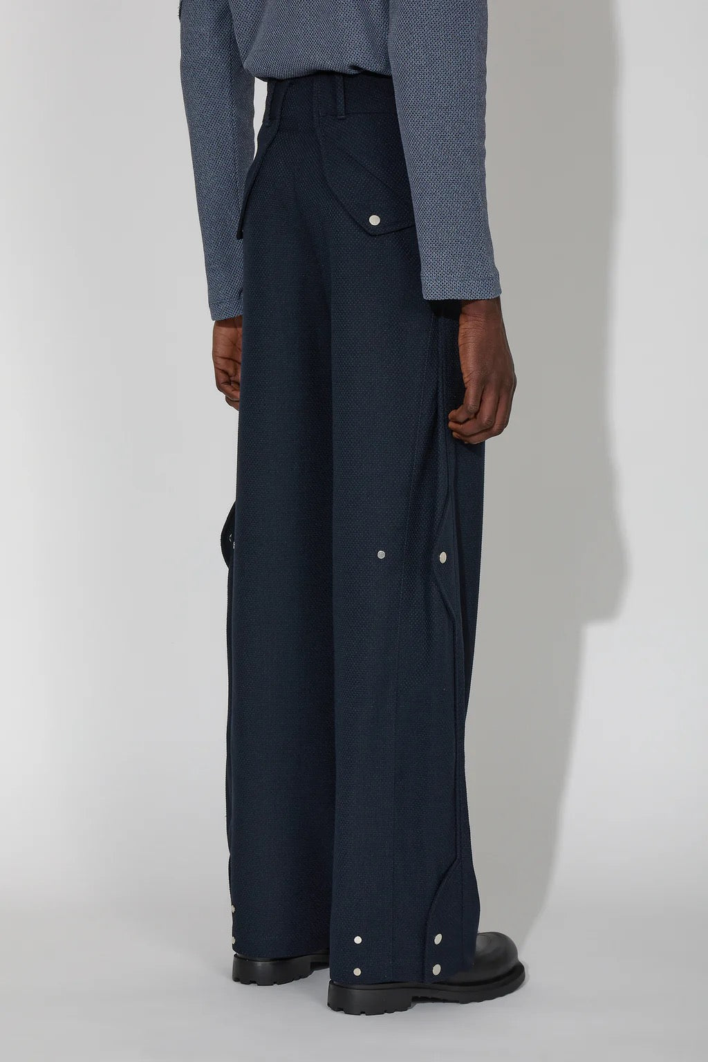 _J.L - A.L_ Lapis Blue Permian Trousers