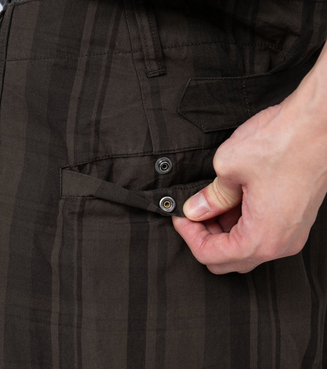NANAMICA Brown Plaid Dock Pants