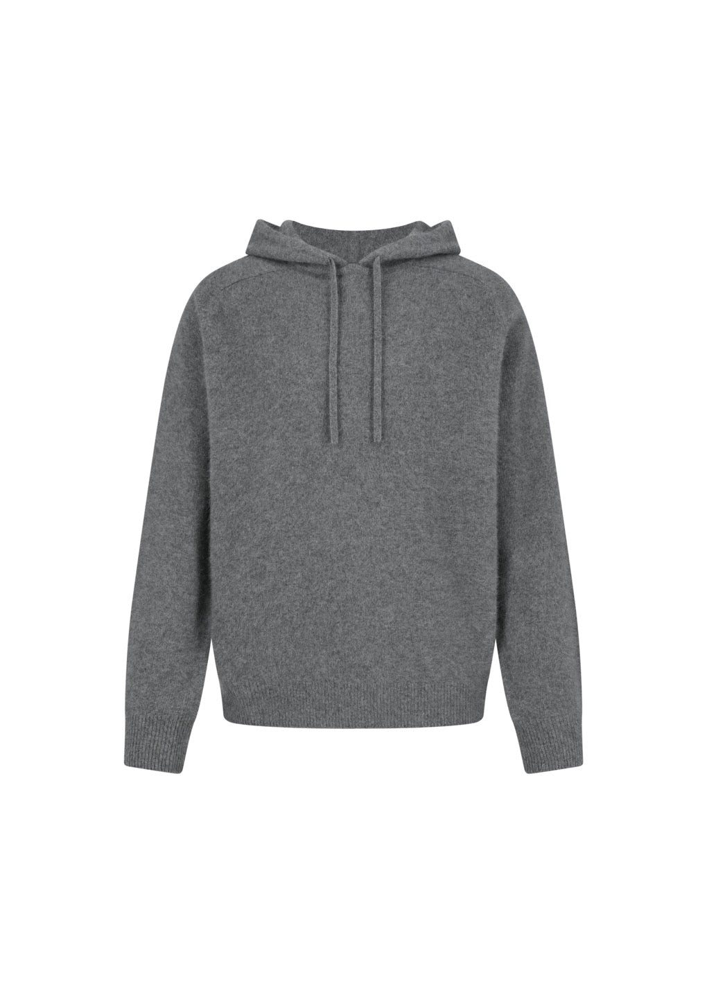 Charcoal Raccoon Hoodie Knit