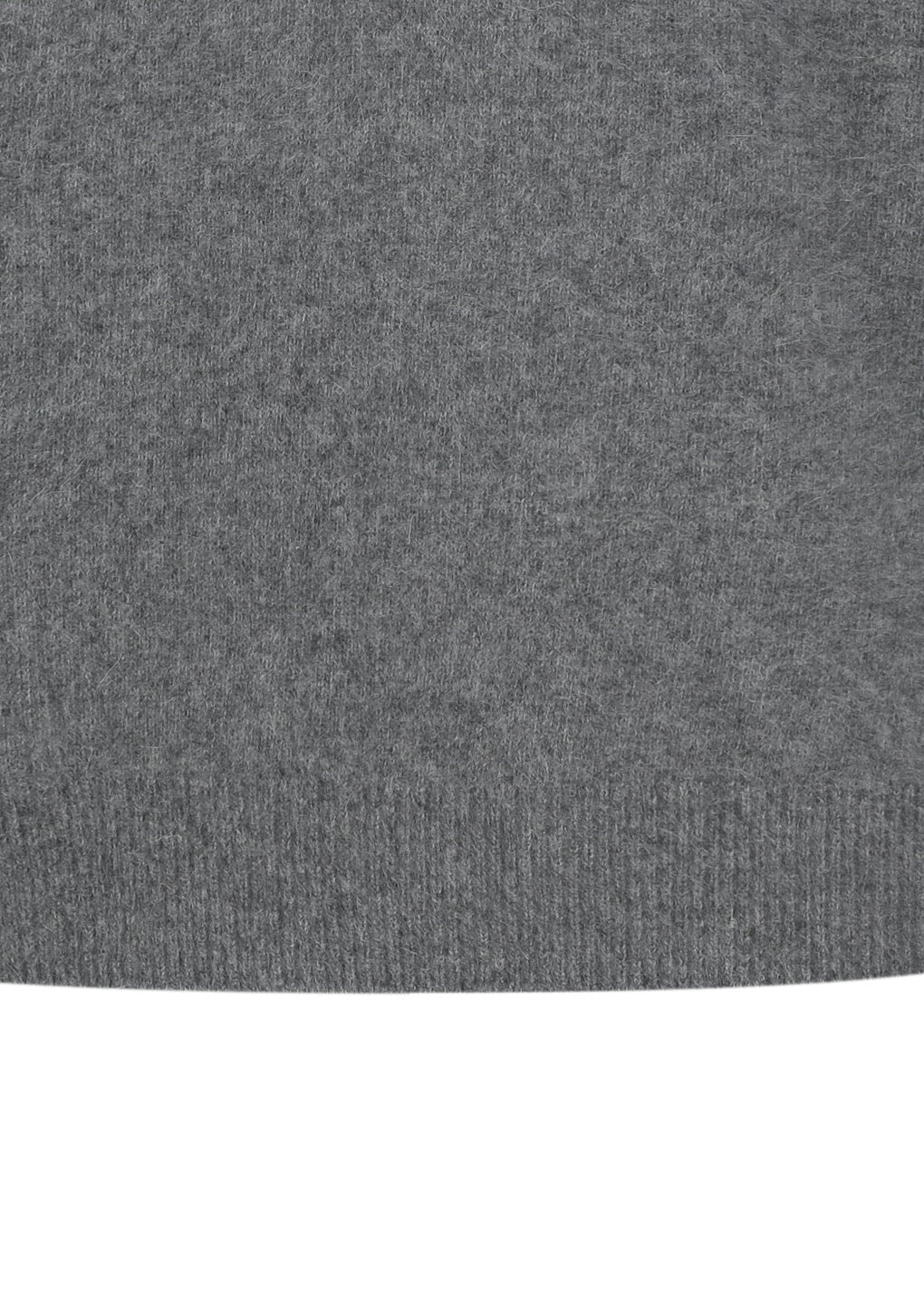 Charcoal Raccoon Hoodie Knit