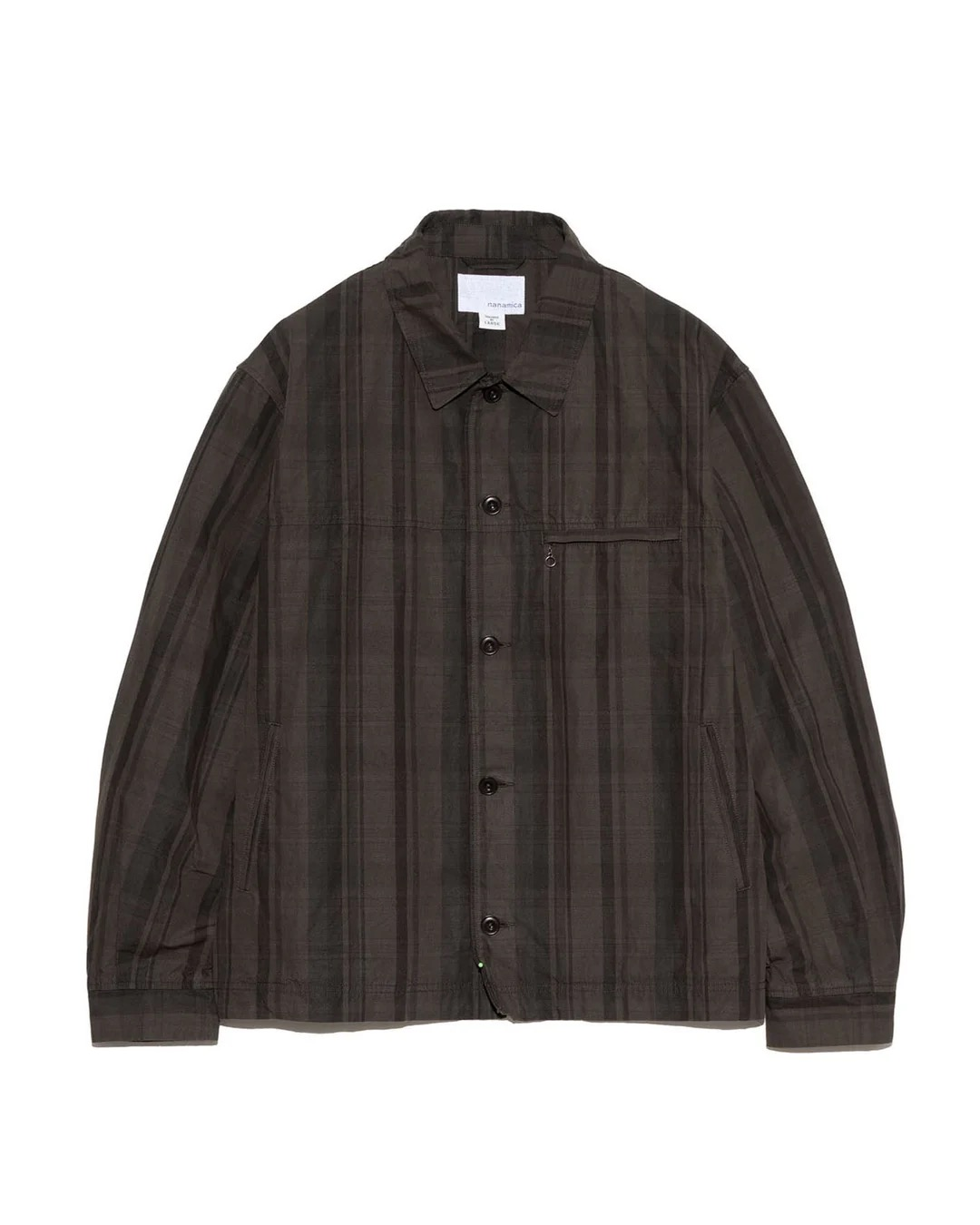 NANAMICA Brown Plaid Dock Jacket