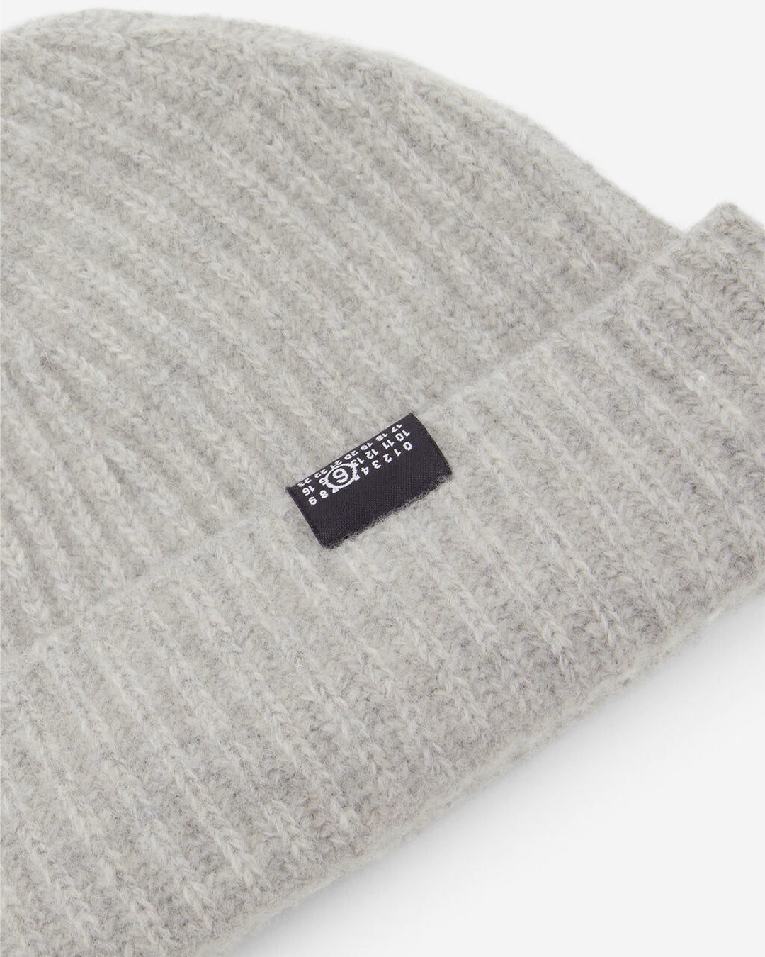 Polished Palladio Ribbed wool beanie