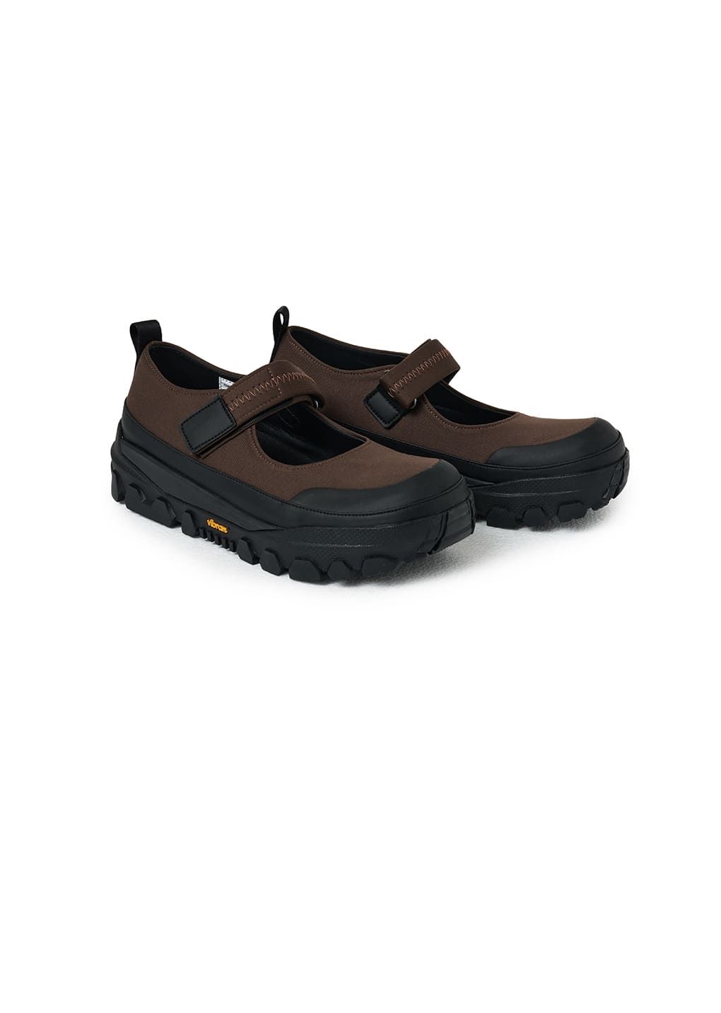 AMOMENTO Brown Vibram Mary Jane