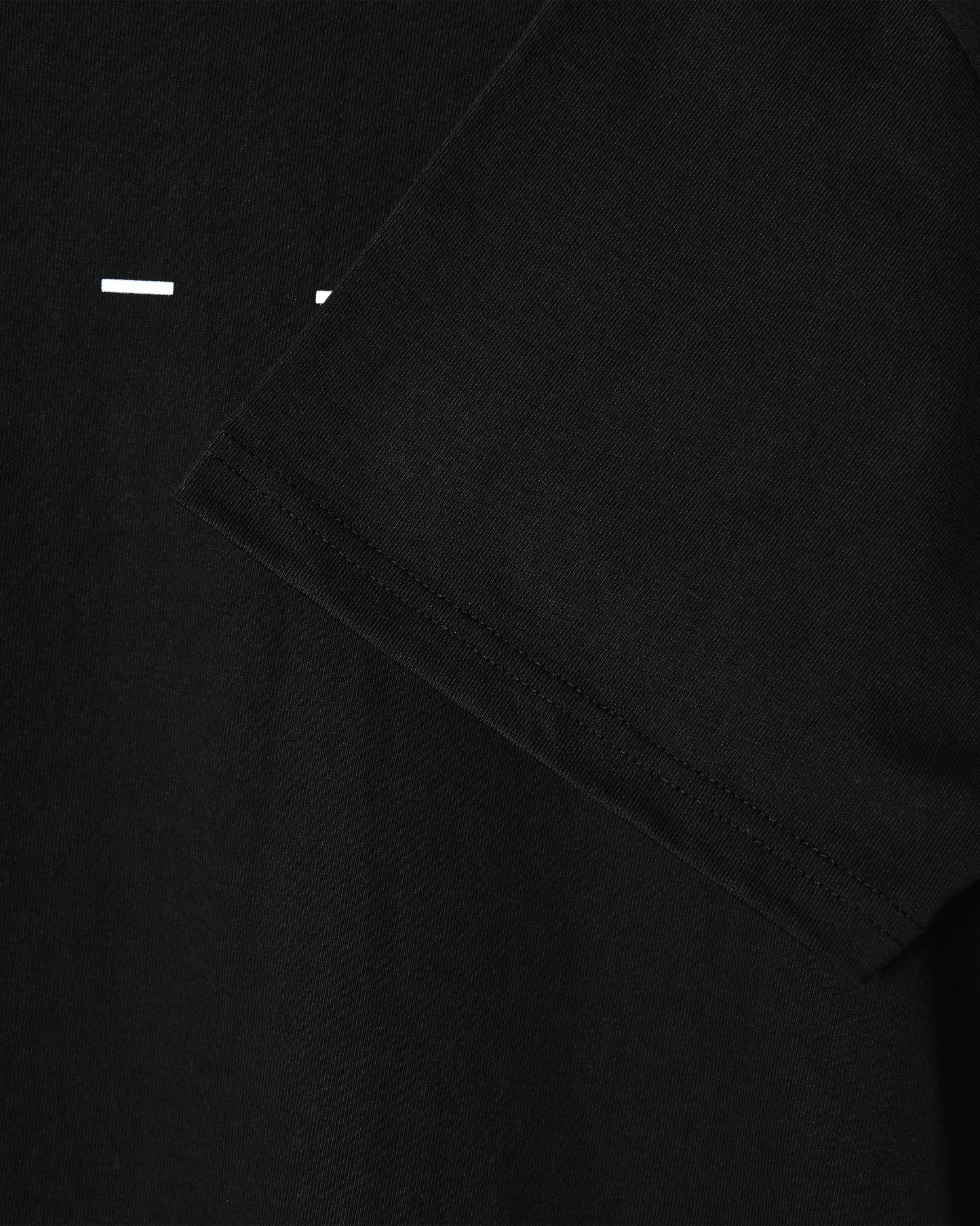 Black Heavyweight Cotton Jersey Printing T-Shirt