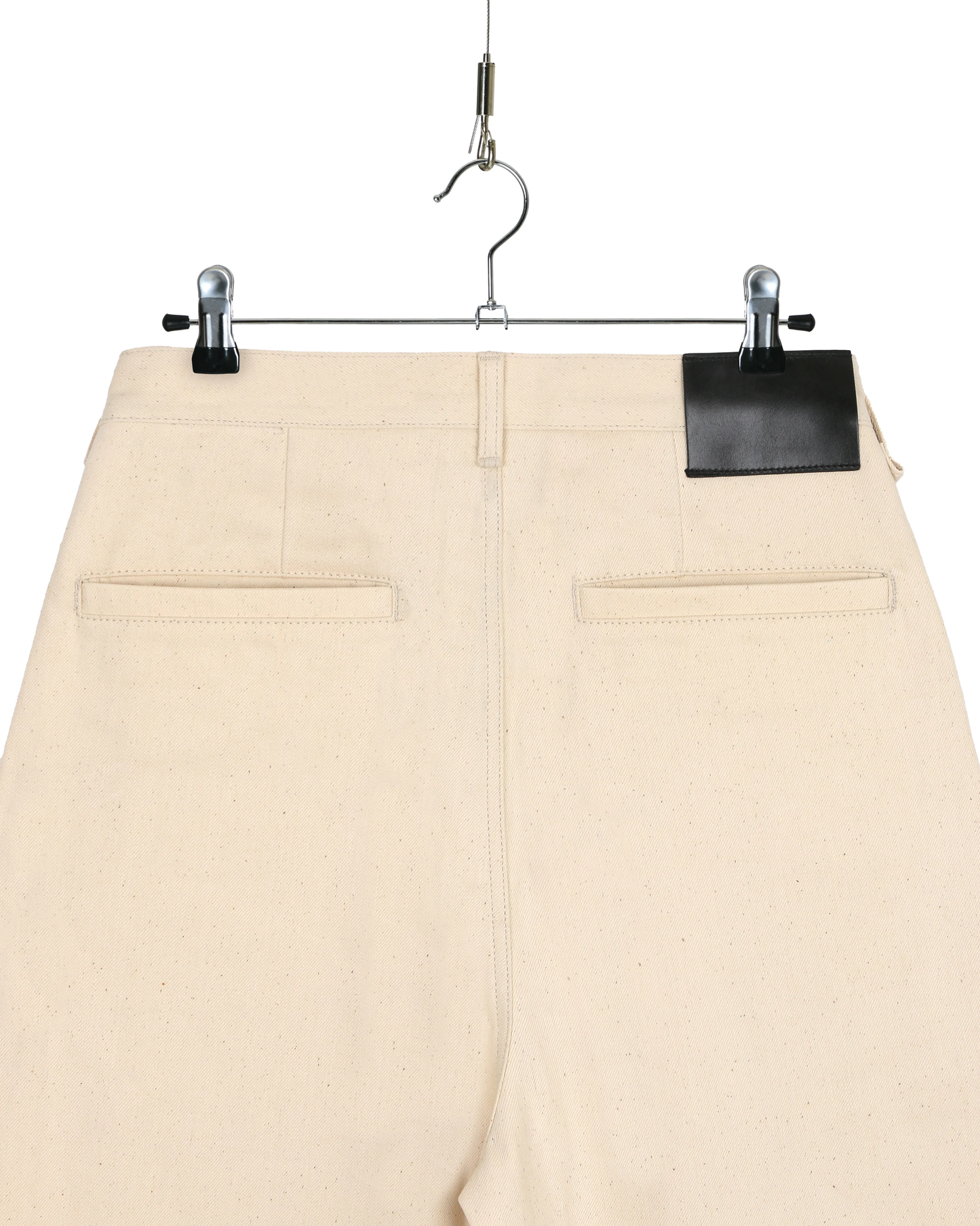 Ecru Japanese Selvedge Utility Chino Pants