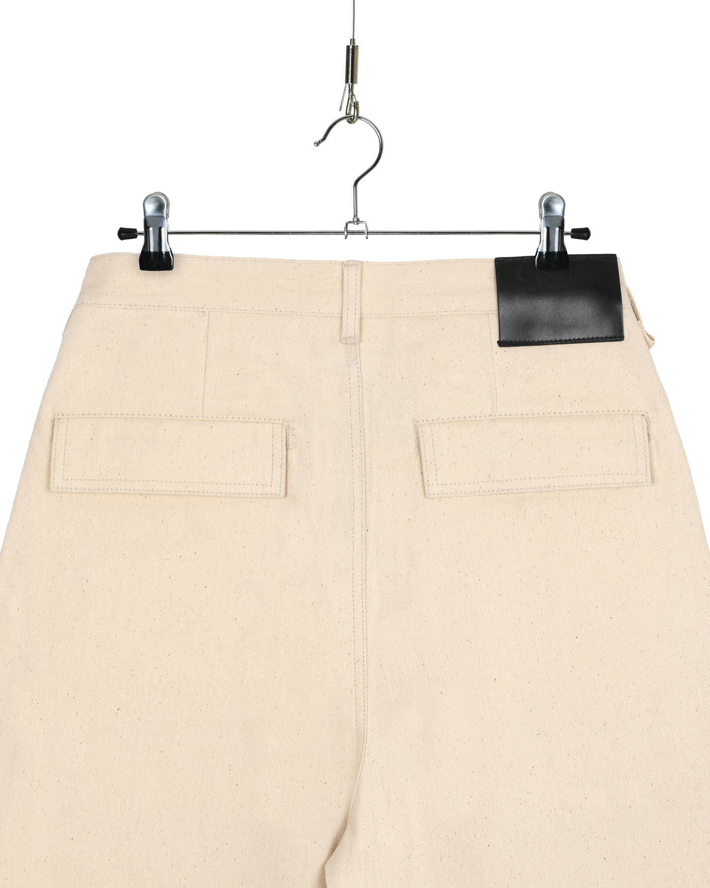 Ecru Japanese Selvedge Utility Chino Pants