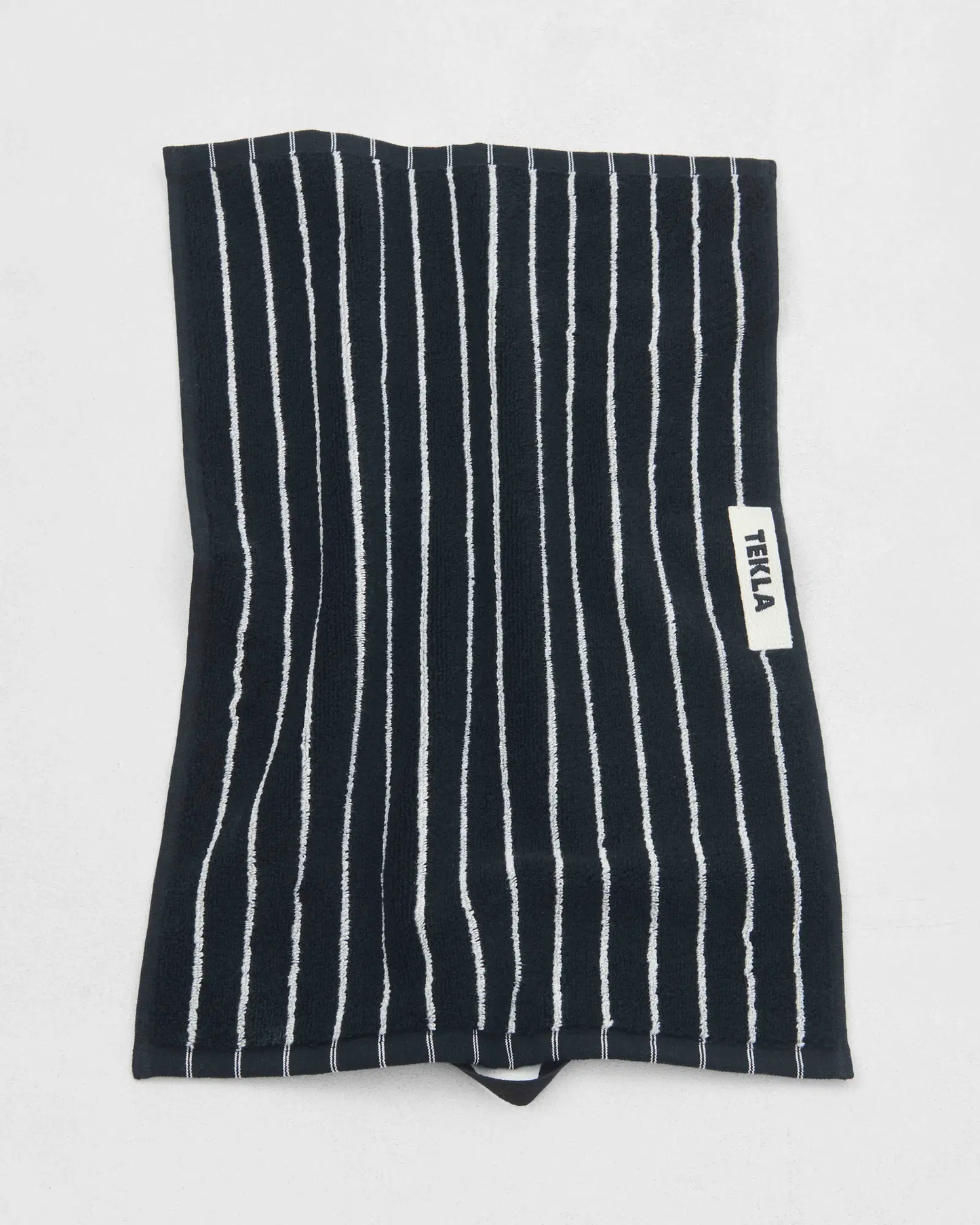 Black Stripes Terry Towel