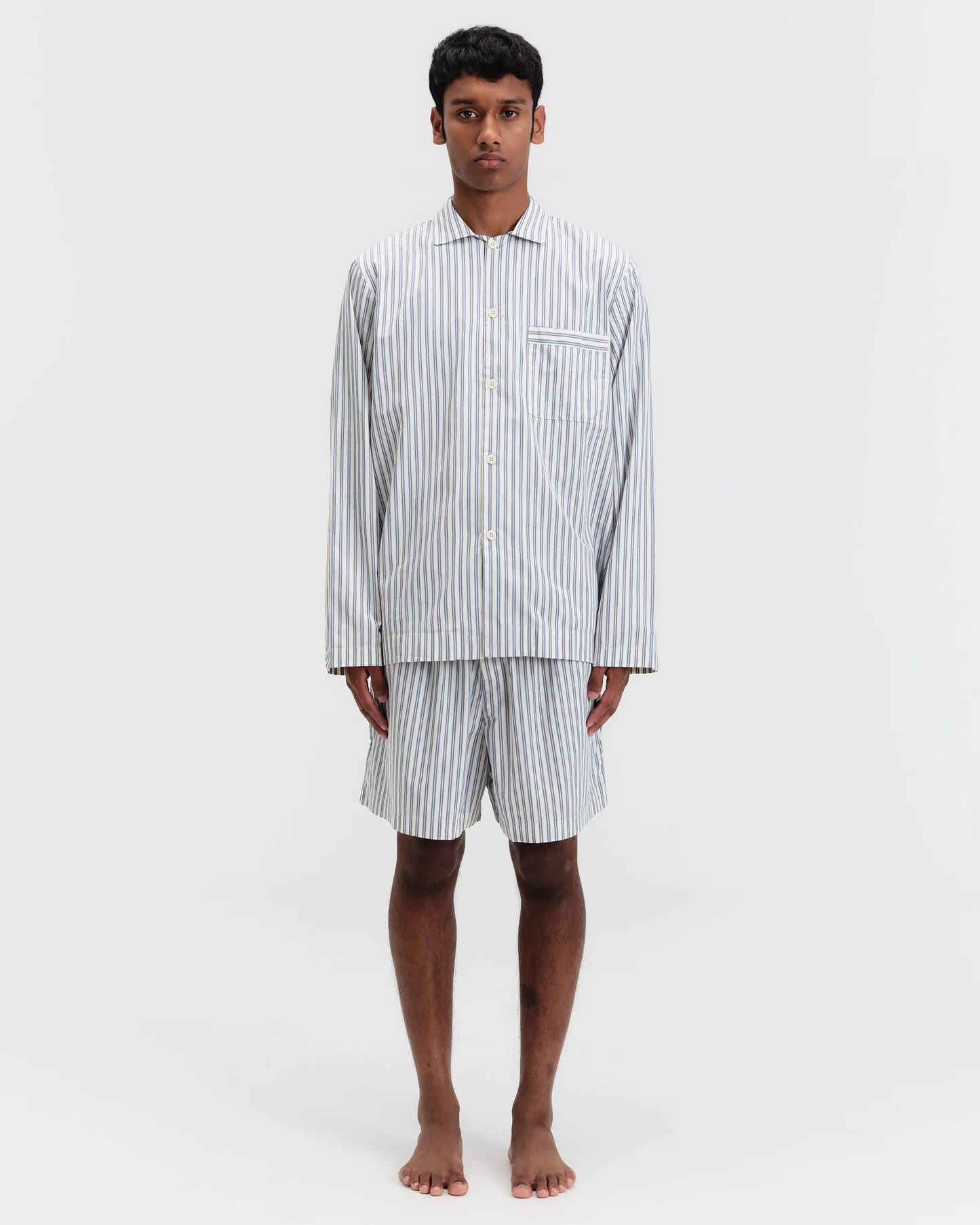 Skagen Stripes Cotton Poplin Pyjamas Shorts