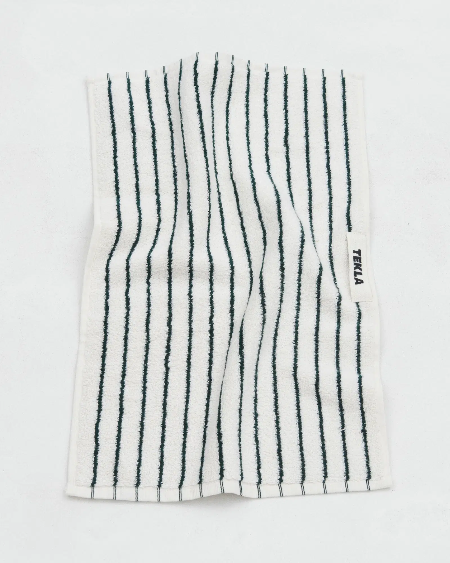 Racing Green Stripes Terry Towel