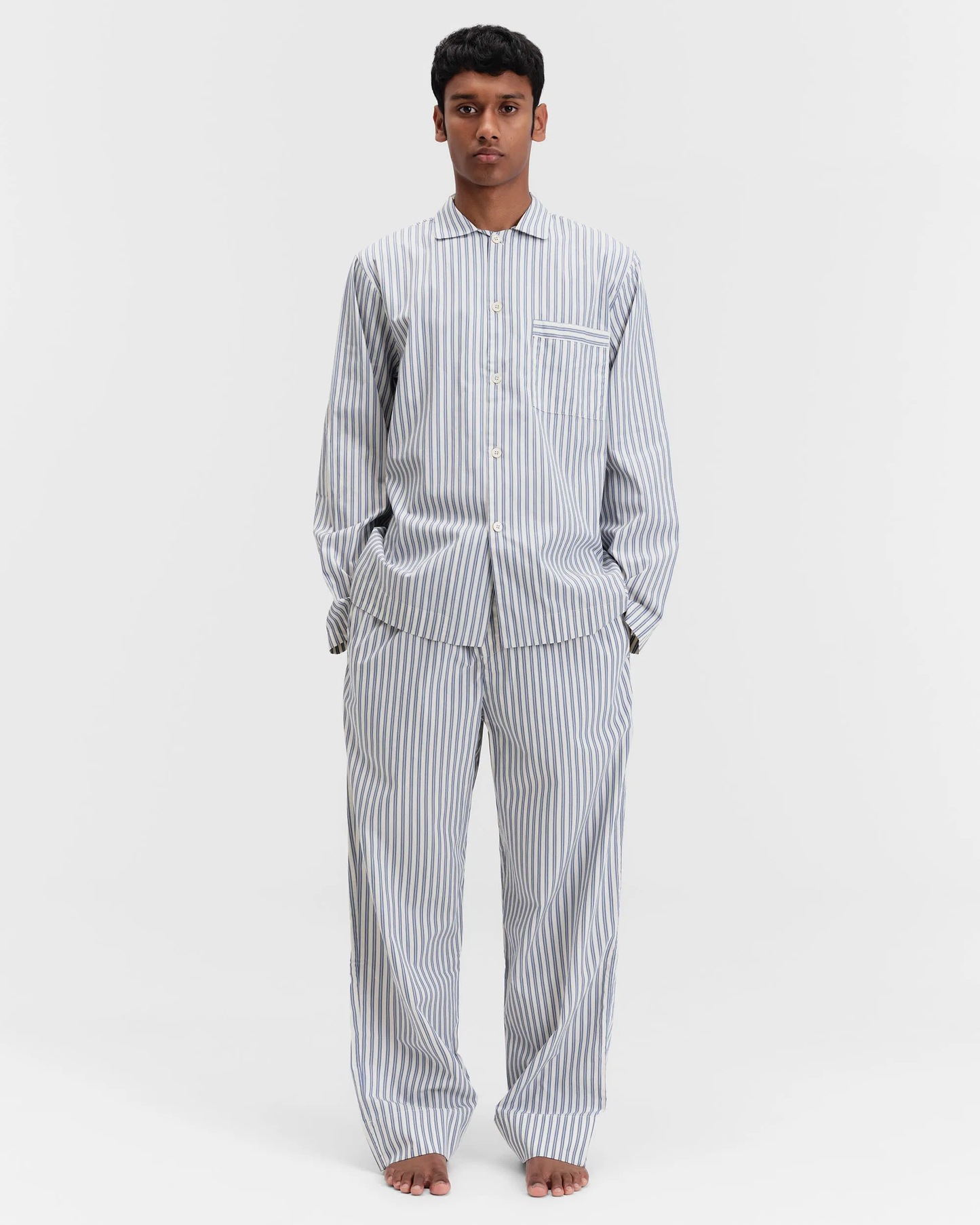 Skagen Stripes Cotton Poplin Pyjamas Shirt