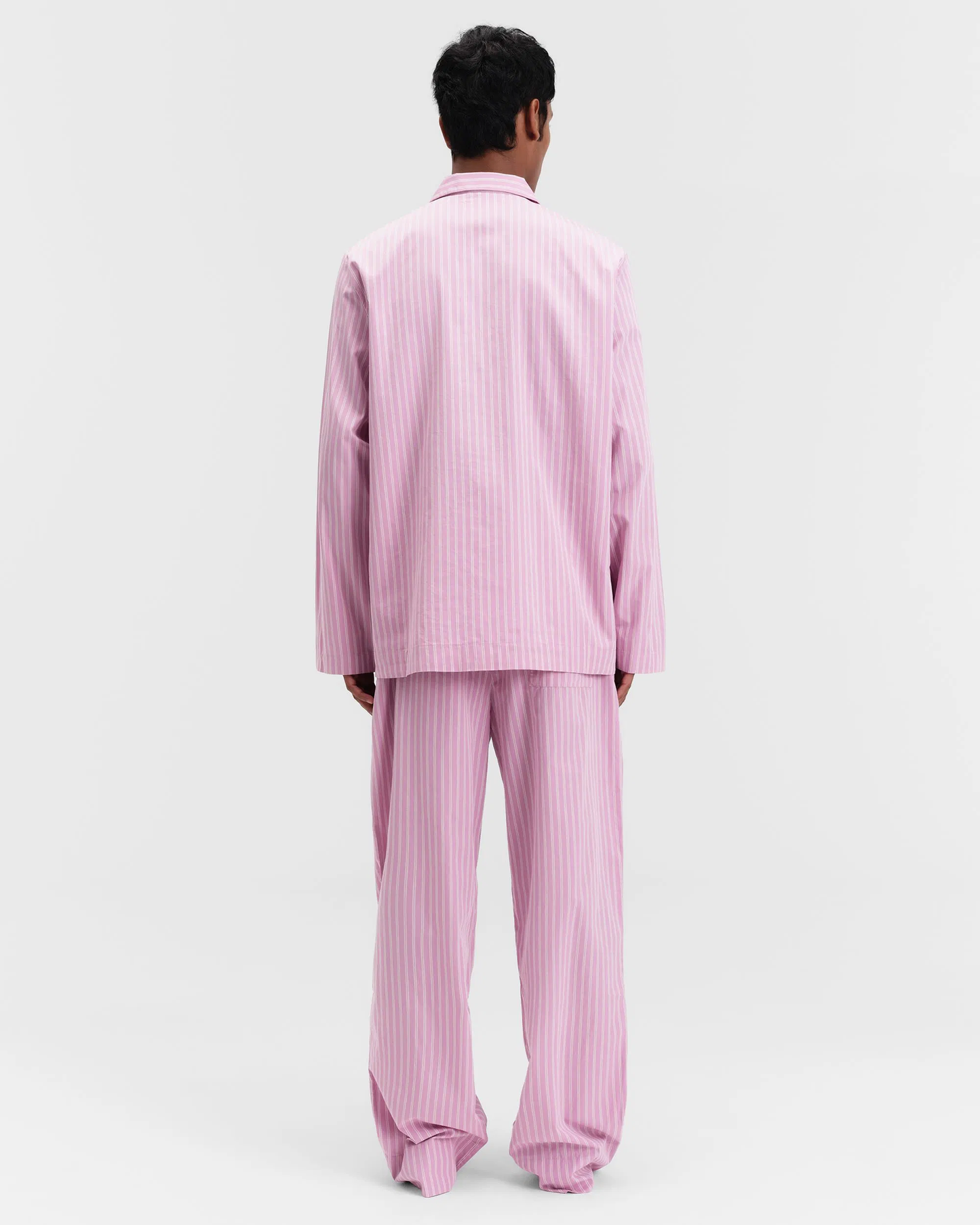 Purple Pink Stripe Cotton Poplin Pyjamas Pants