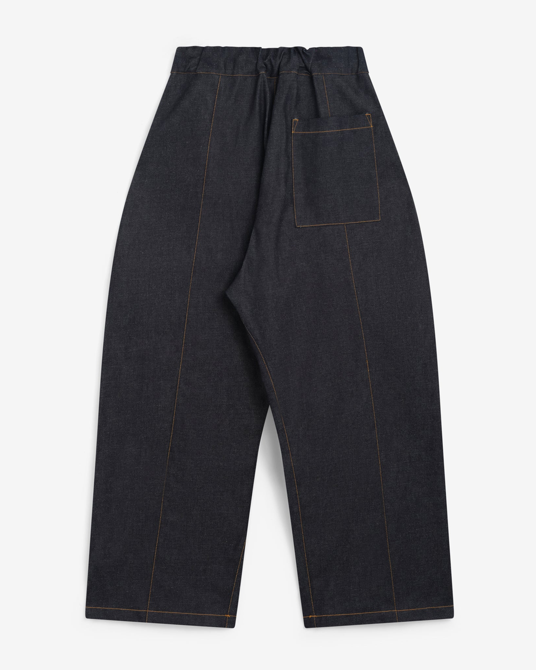 SAGE NATION Raw Indigo Box Pleat 12oz Denim Trouser