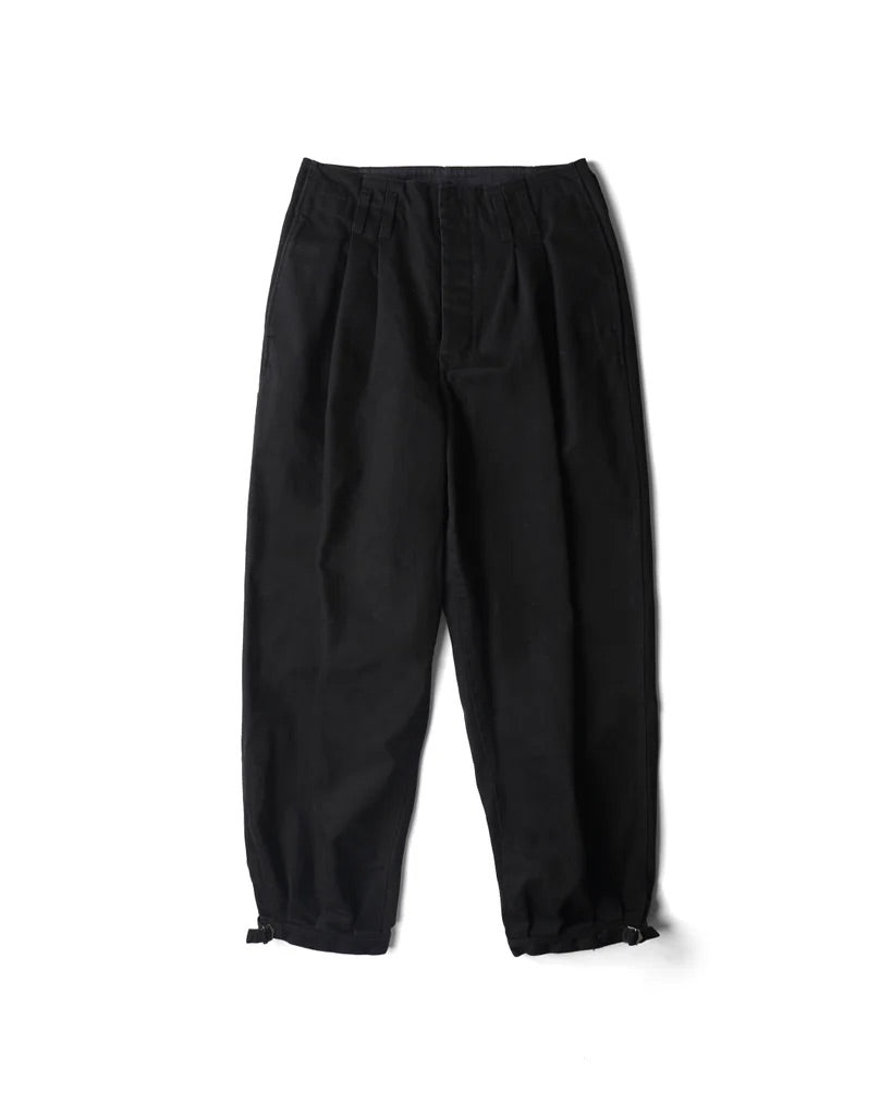 Black Katsuragi Denim Knickerbockers Pants