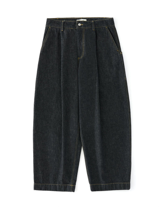 Black Bridges Pleated Carpenter Pant