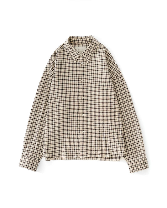 Canvas/Black Check Nostra Long Sleeve Shirt