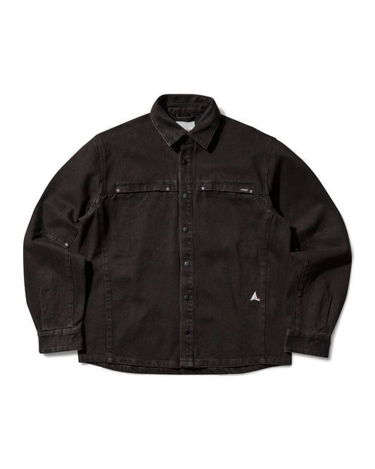 Dark Brown Lona Denim Shirt