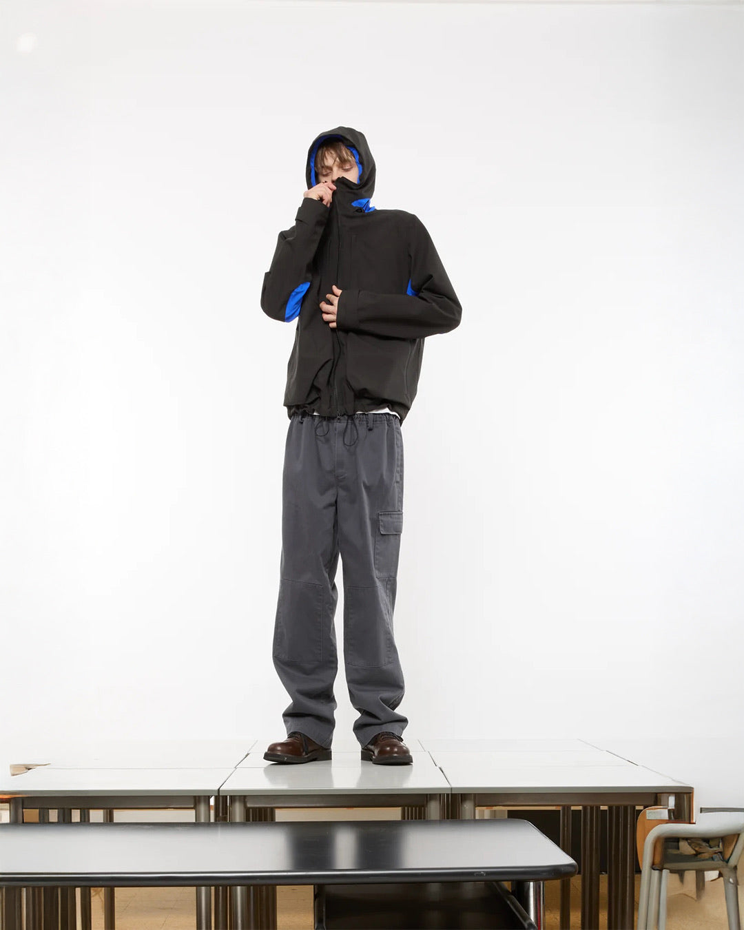 Convoy Grey Fr Lever Washed Pants