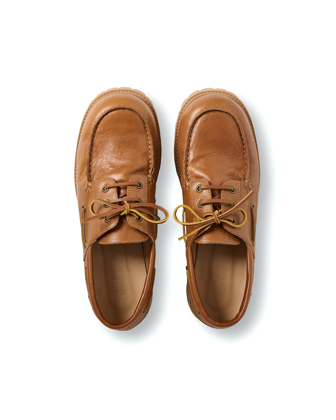 Sand Guston Lace Up Boat Shoe