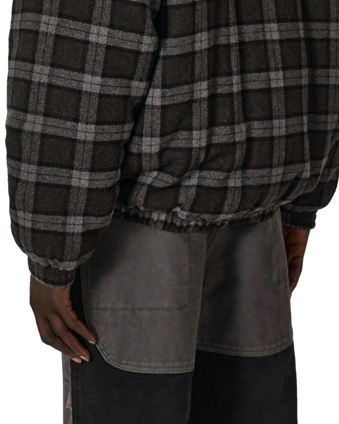Anthracite Logger Wool Primaloft Checked Jacket