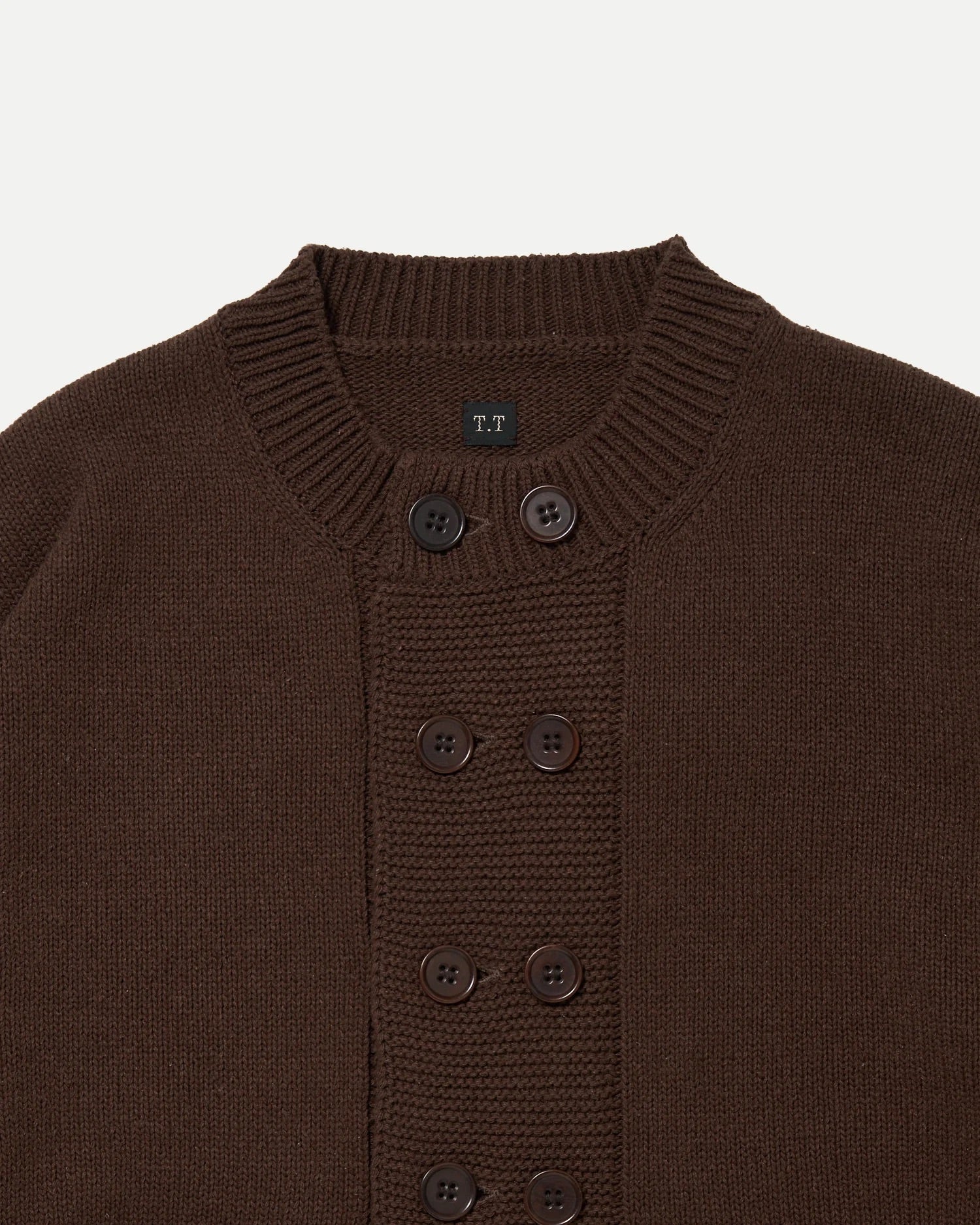 Brown Lot.506 DB Cardigan