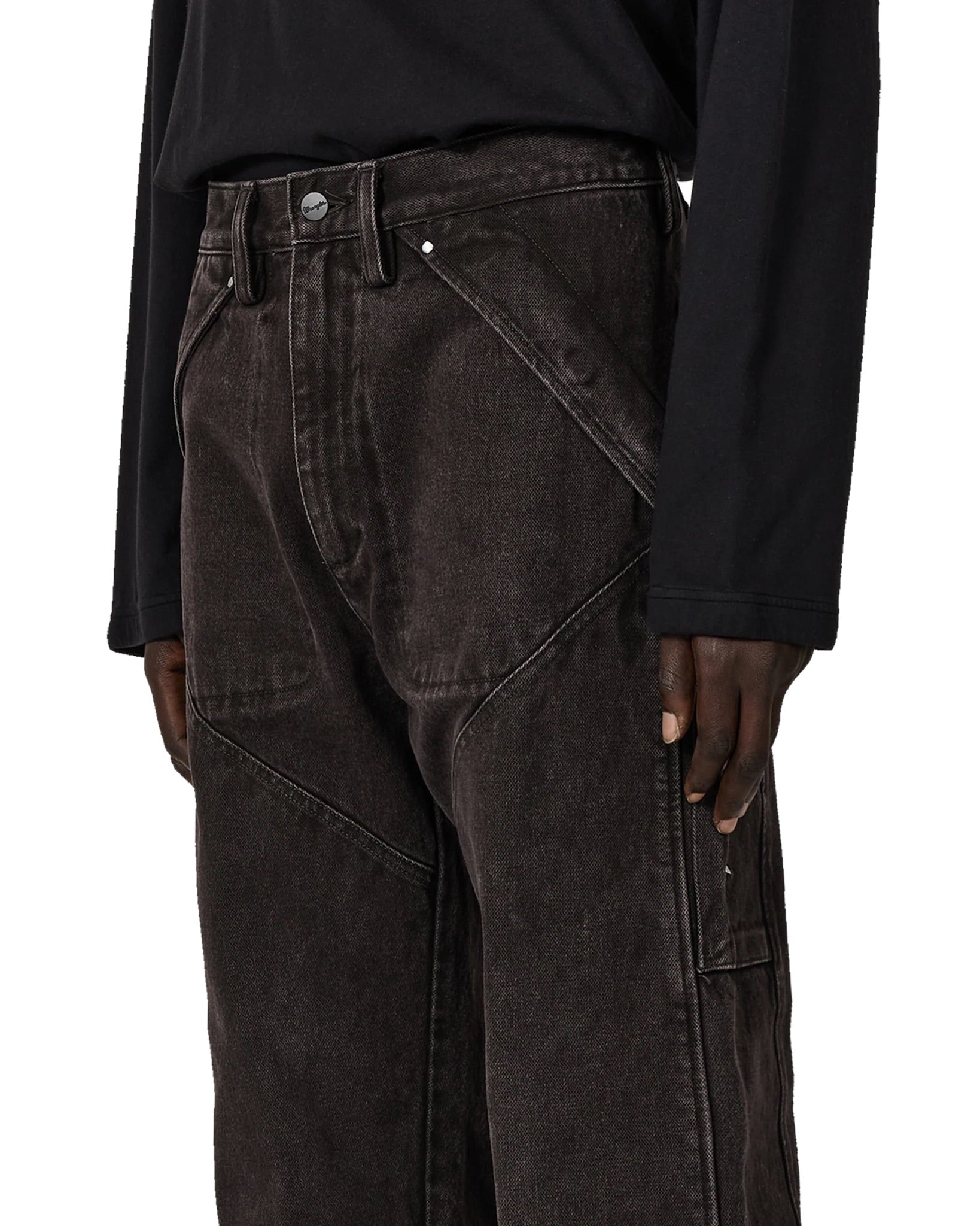 Dark Brown Orte Denim Cargo